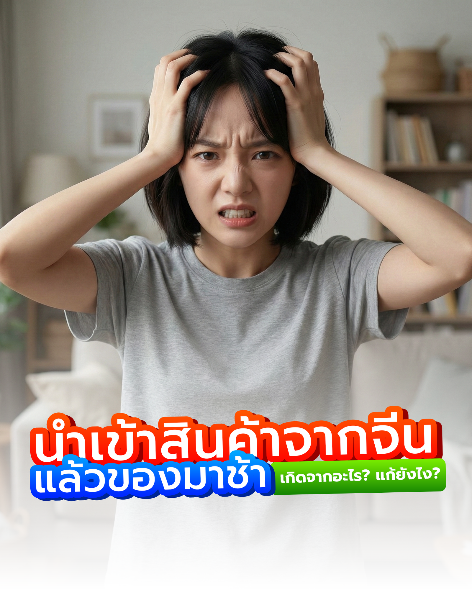 นำเข้าสินค้าจากจีนแล้วของมาช้า เกิดจากอะไร แก้ยังไง?