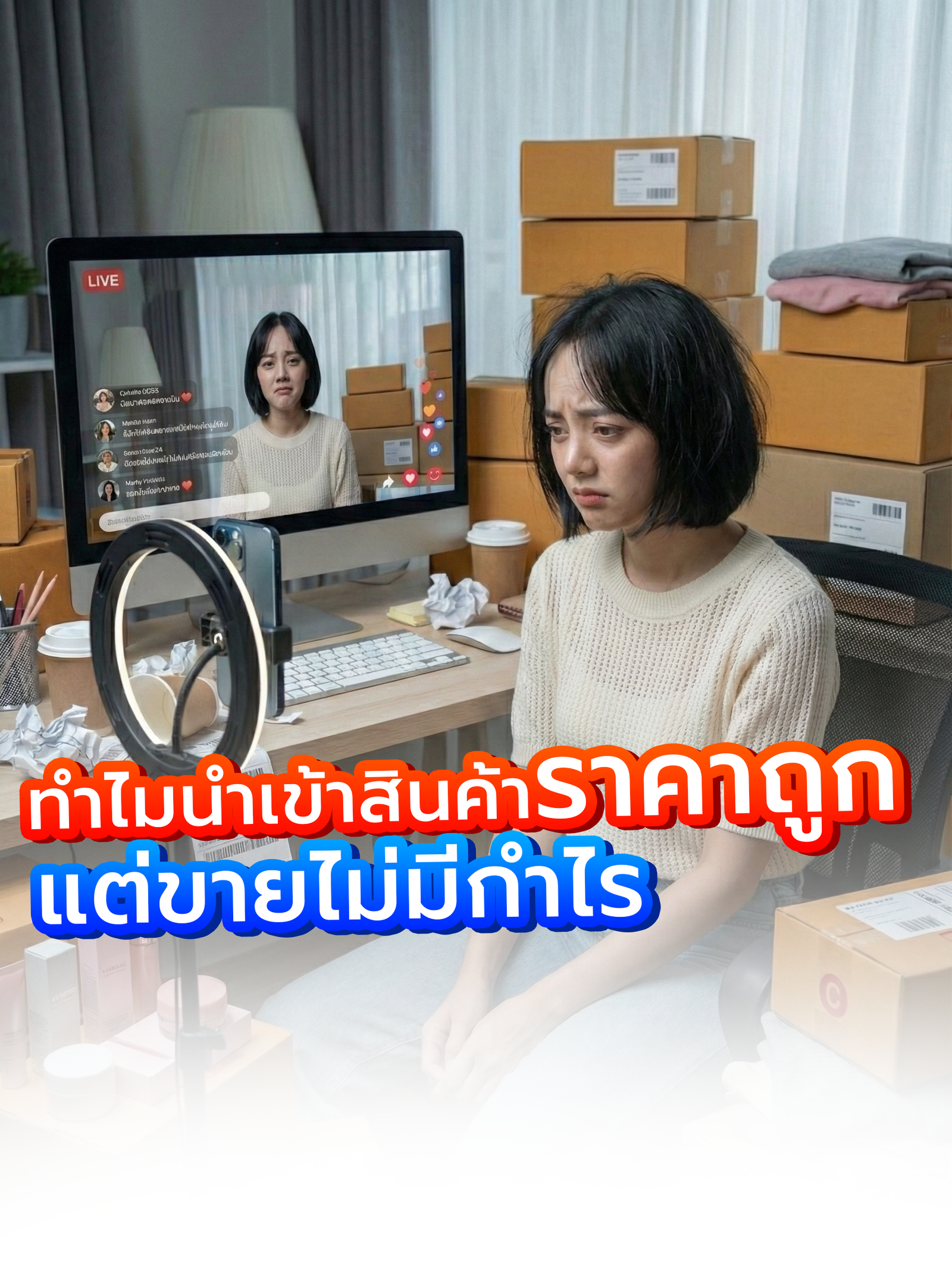 ทำไมนำเข้าสินค้าราคาถูก แต่ขายไม่มีกำไร