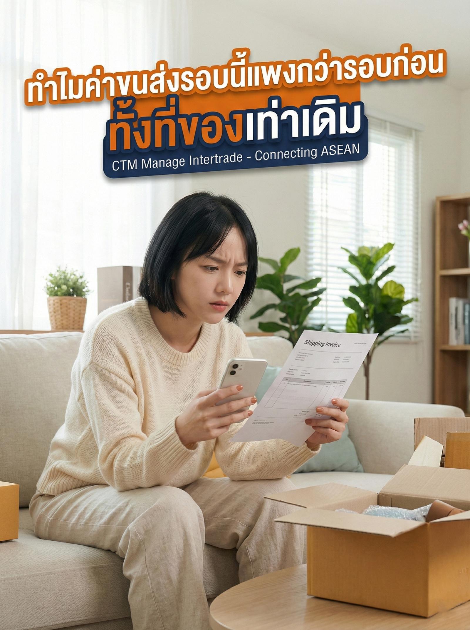 ทำไมค่าขนส่งรอบนี้แพงกว่ารอบก่อน ทั้งที่ของเท่าเดิม