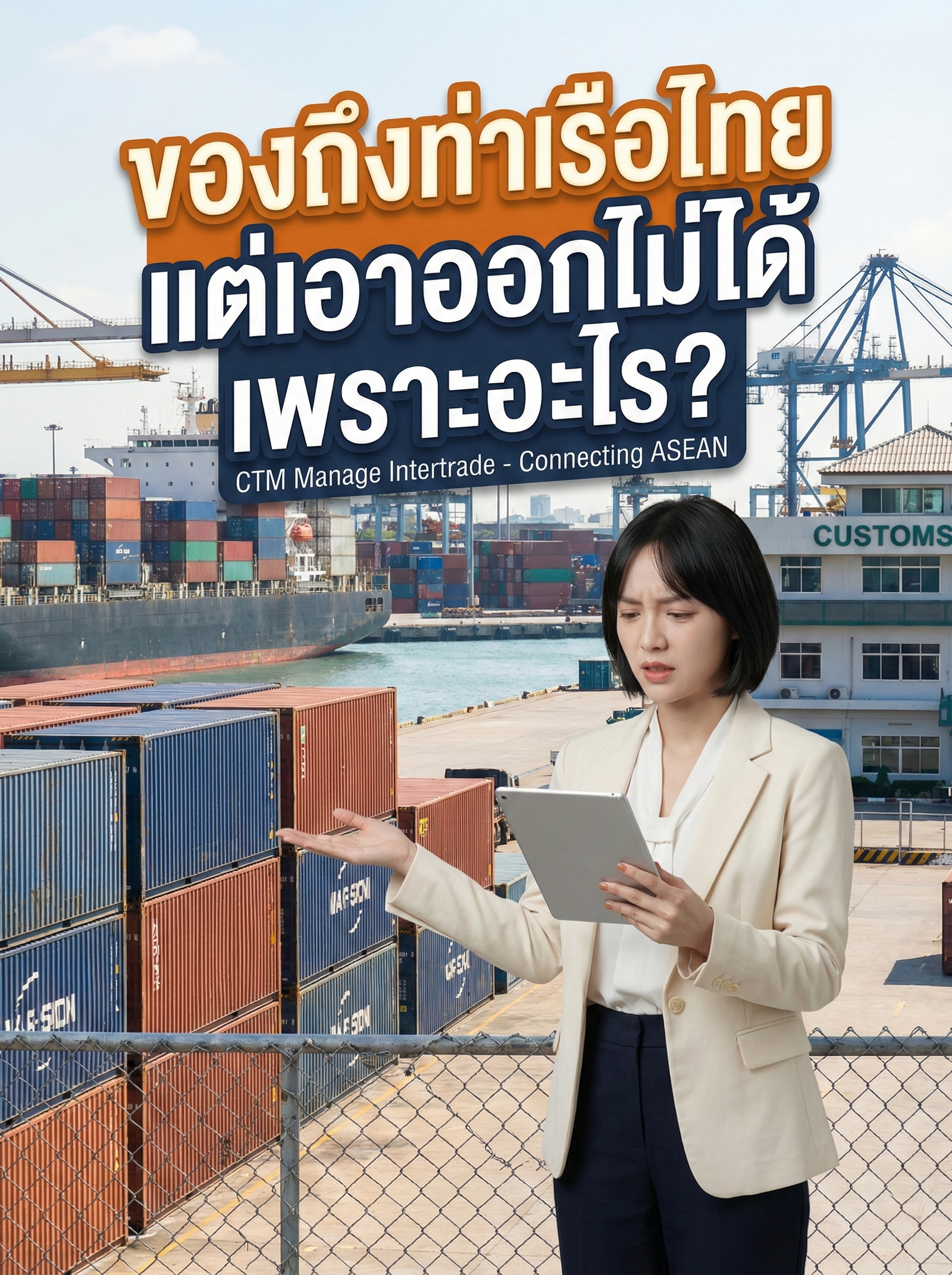 ของถึงท่าเรือไทย แต่เอาออกไม่ได้ เพราะอะไร?