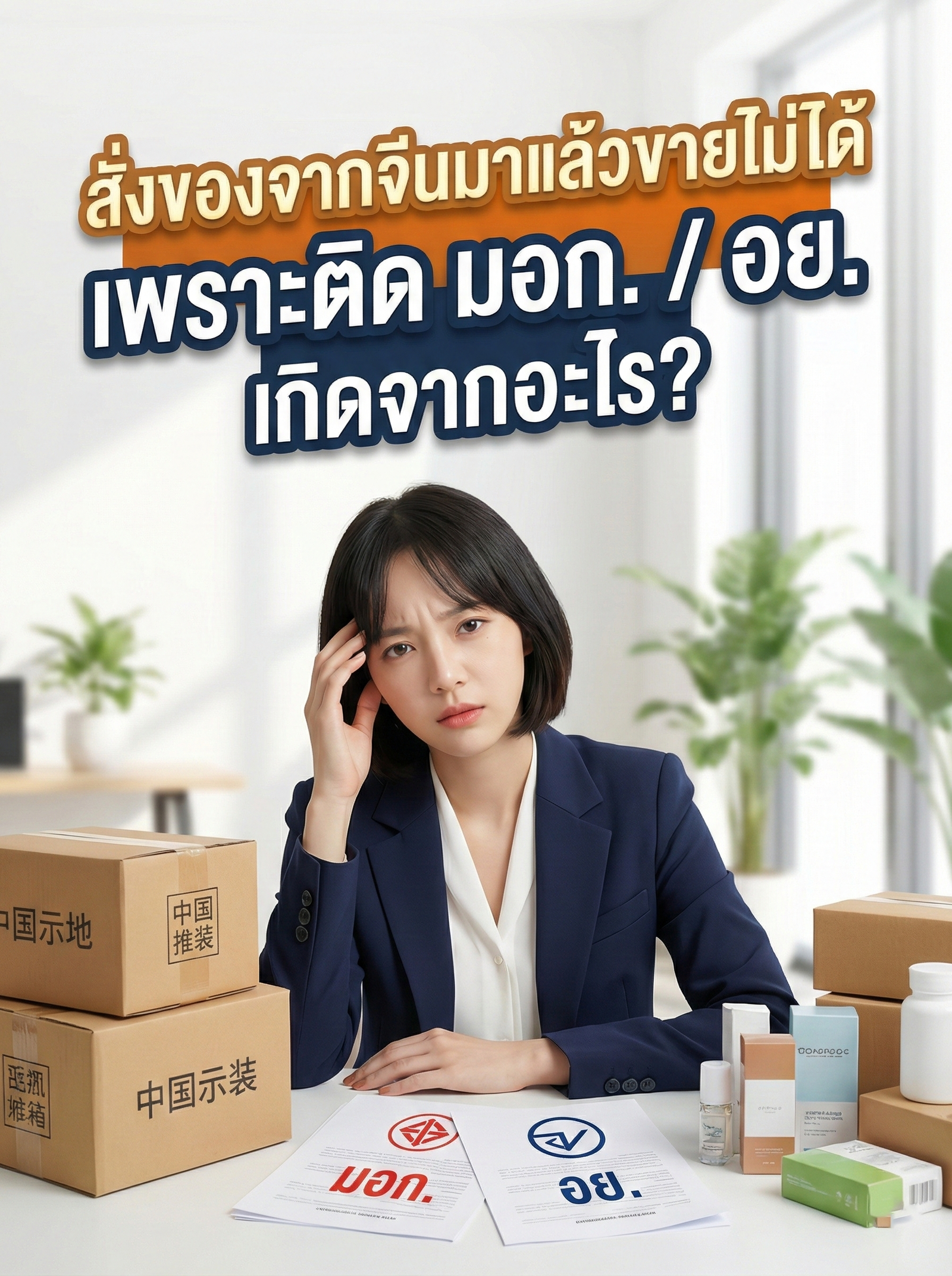 สั่งของจากจีนมาแล้วขายไม่ได้ เพราะติด มอก. / อย. เกิดจากอะไร?