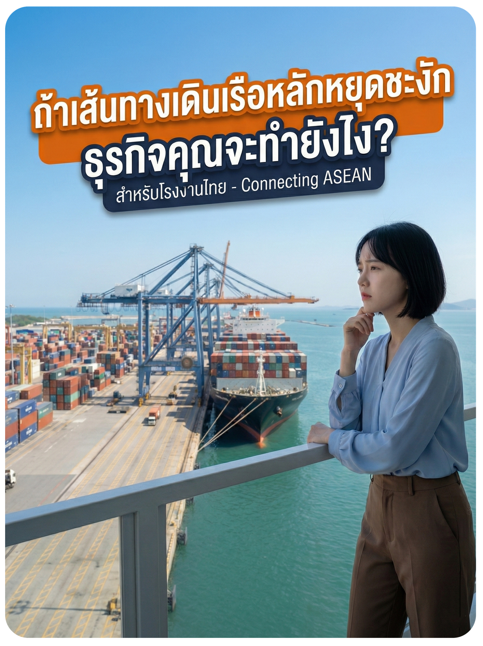 ถ้าเส้นทางเดินเรือหลักหยุดชะงัก ธุรกิจคุณจะทำยังไง?