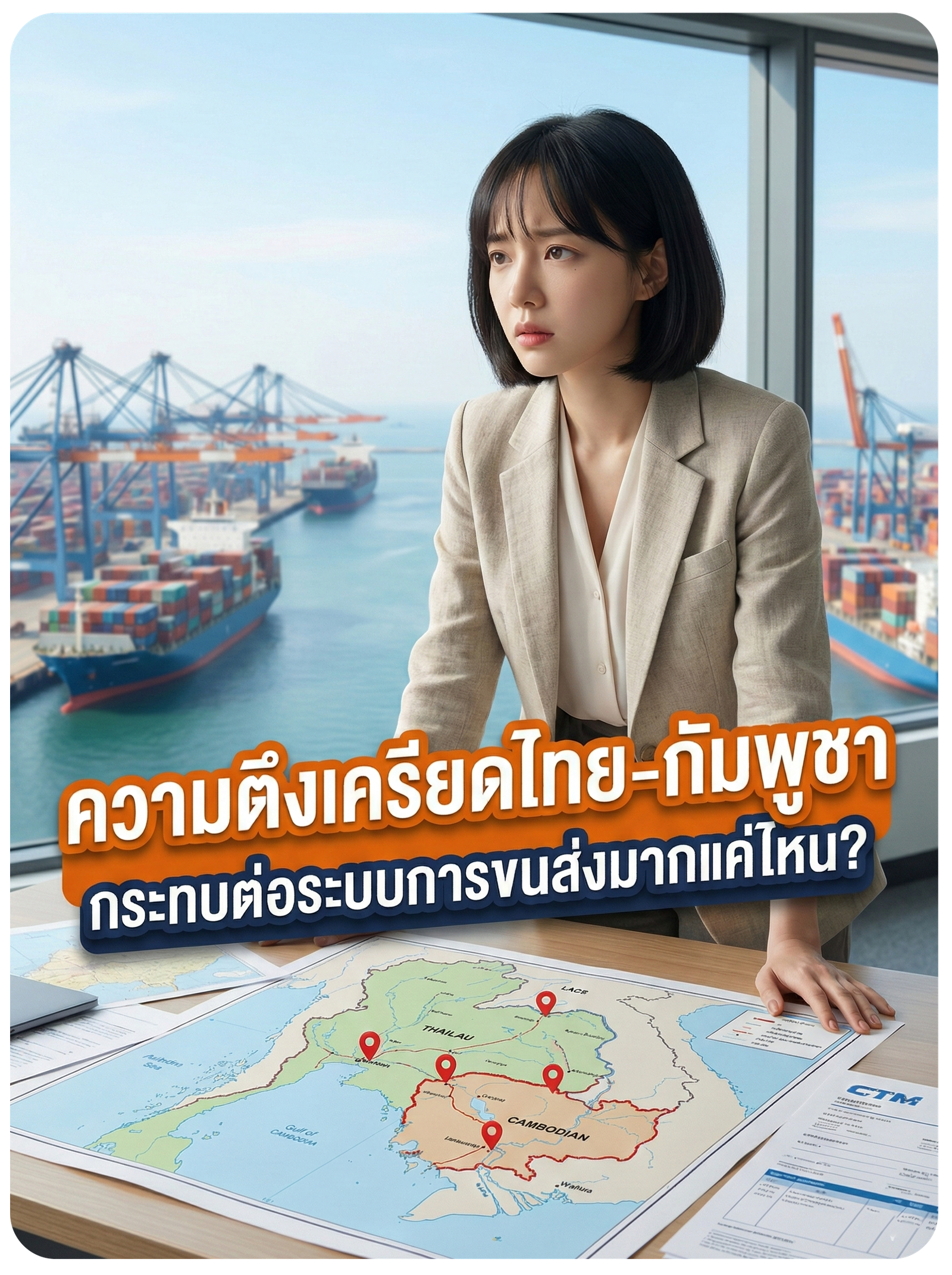 ความตึงเครียดไทย–กัมพูชา กระทบต่อระบบการขนส่งมากแค่ไหน?