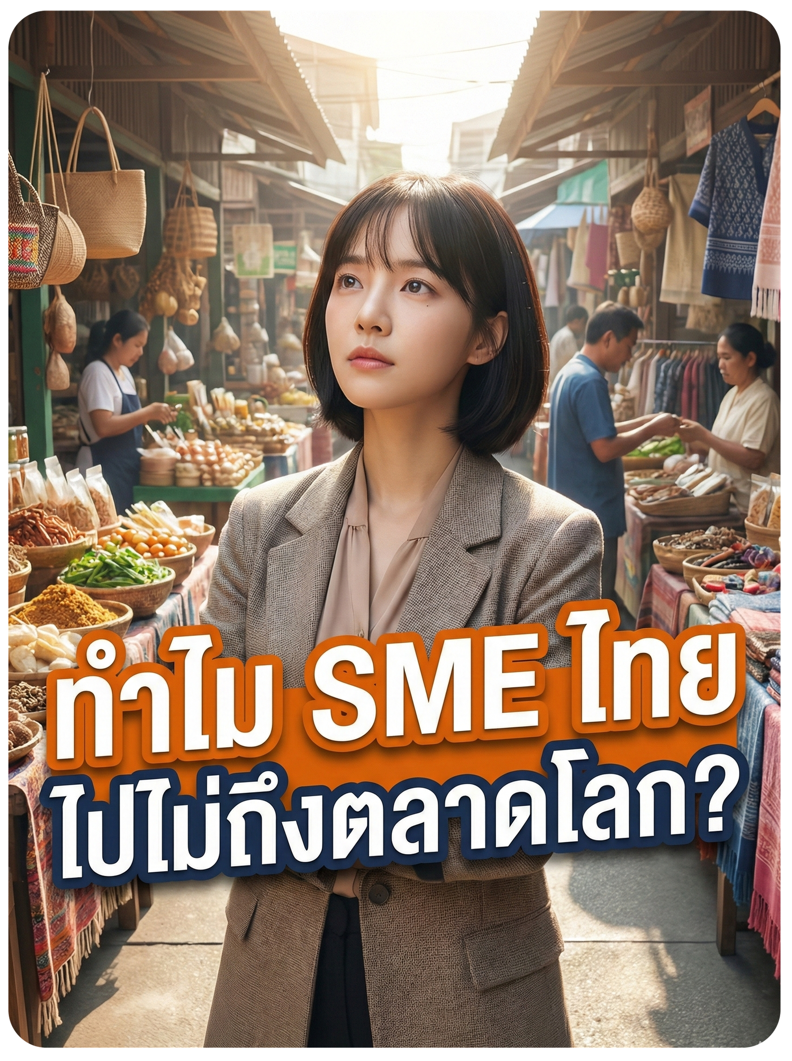ทำไม SME ไทยไปไม่ถึงตลาดโลก?