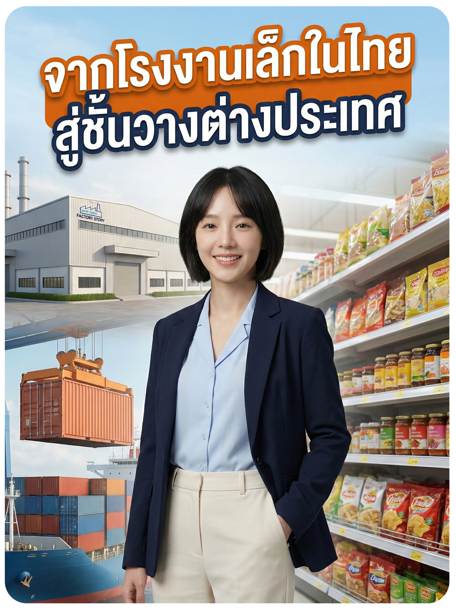 จากโรงงานเล็กในไทย สู่ชั้นวางต่างประเทศ