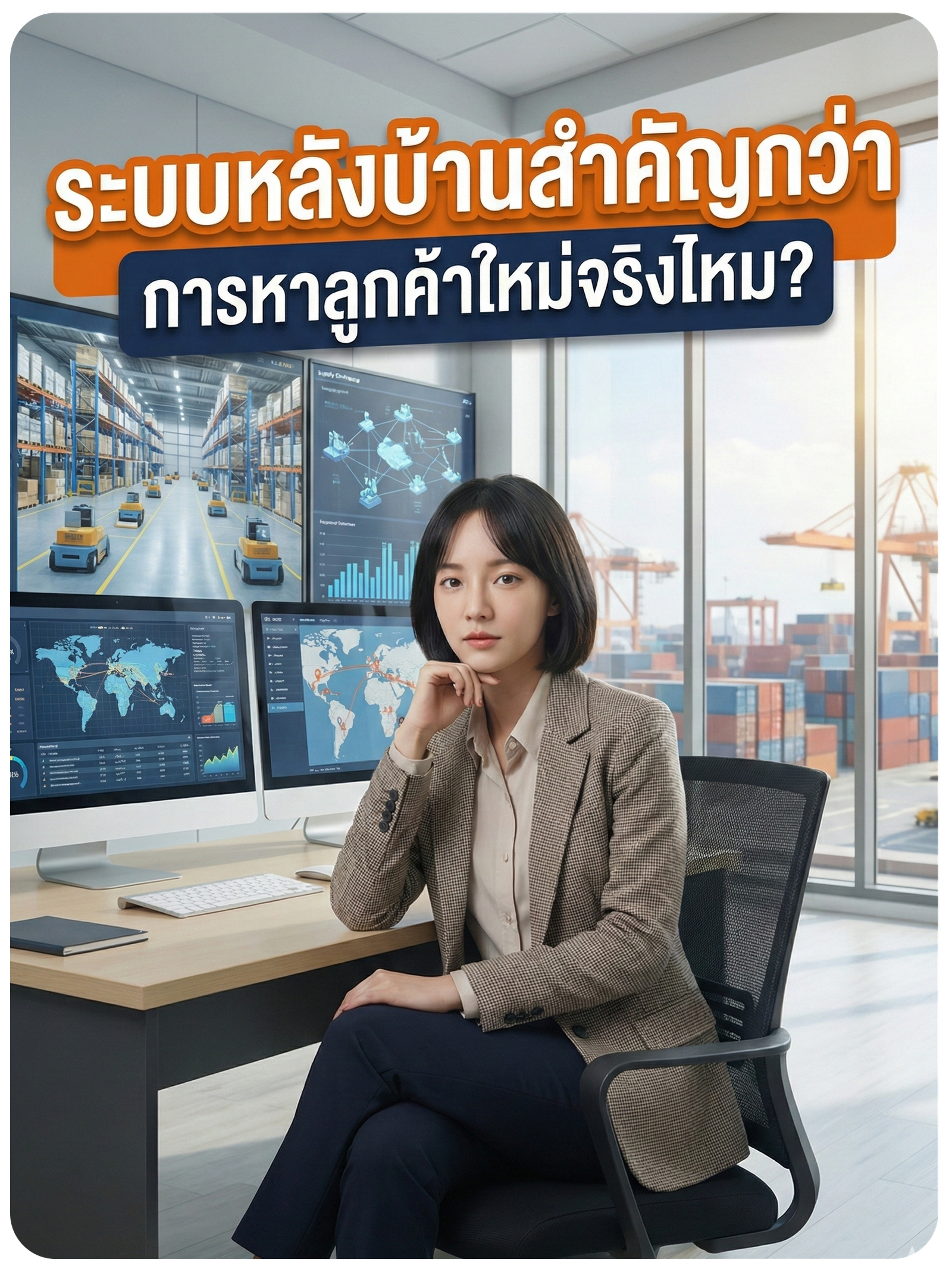 ระบบหลังบ้านสำคัญกว่าการหาลูกค้าใหม่จริงไหม?